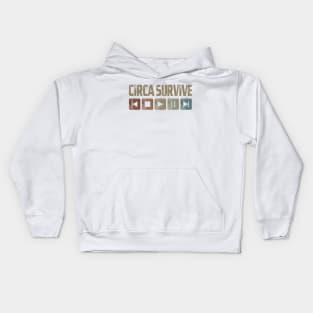 Circa Survive Control Button Kids Hoodie